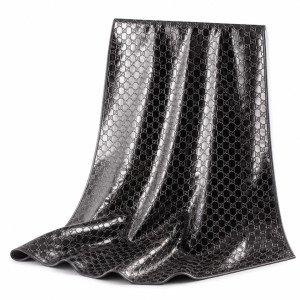 Embossed Metallic Patent Material Panel